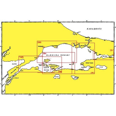 Türkiye Deniz Seyir Haritası Seti (Güncel Baskı)