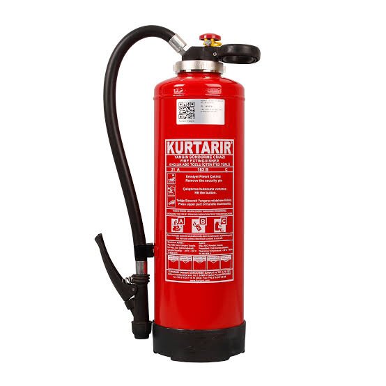 Kuru Kimyevi Tozlu Yangın Söndürücü (6 Kg)